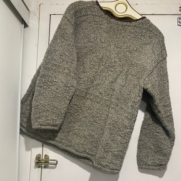 VINTAGE JACOB CHUNKY KNIT WOOL SWEATERS PATTERNS SIZE L - Picture 6 of 10